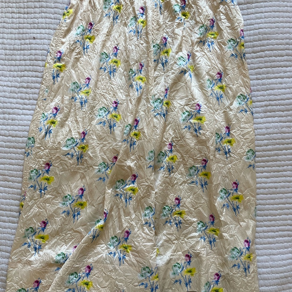 Ganni, Crinkle Floral Skirt, size 40 (DK) - Picture 3 of 3